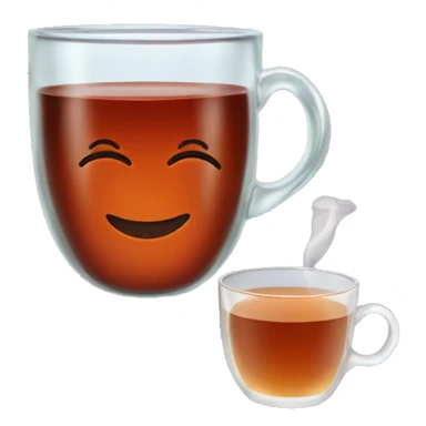 tea with a Turkish tea glass sticker