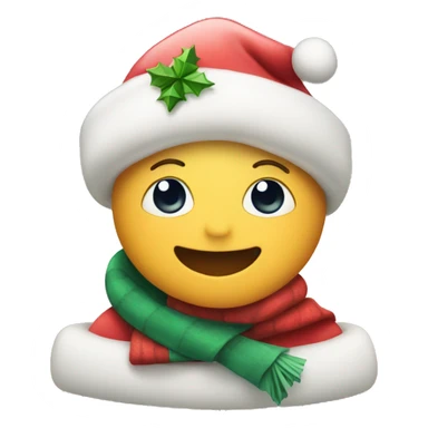 cute christmas with a bright star  sticker