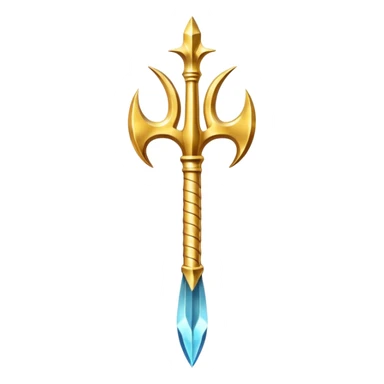 poseidon's trident sticker