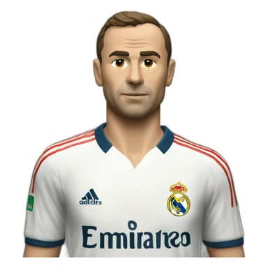 Alfredo Di Stefano con la camiseta del Madrid sticker