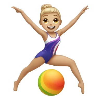 Rhythmic gymnastics sticker