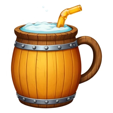 medieval colored drink in a mug sticker