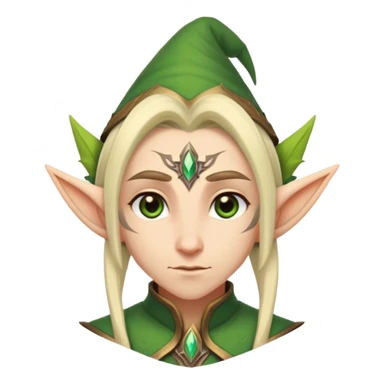 World of Warcraft elf sticker
