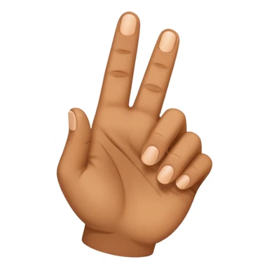 Finger pointing left  sticker