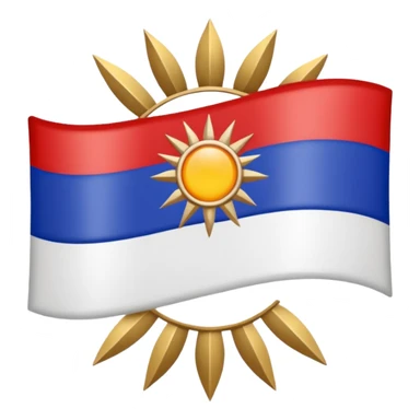 Assyrian flag sticker