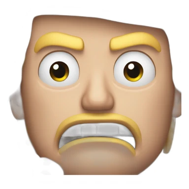 donald trump angry sticker