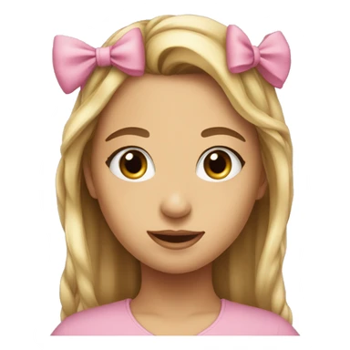 I’m just a girl bow sticker