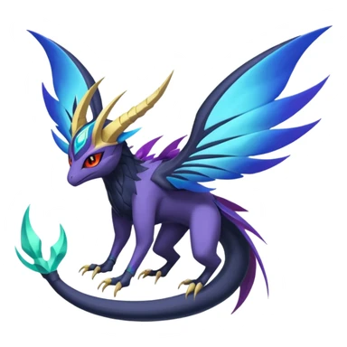 Nargacuga-Lunala-Vikavolt-fusion sticker