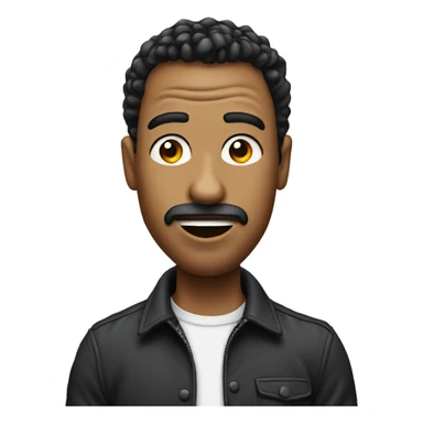 standup comedian with mic sticker