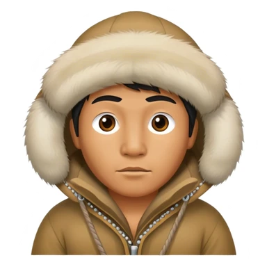 Inuit fisherman sticker