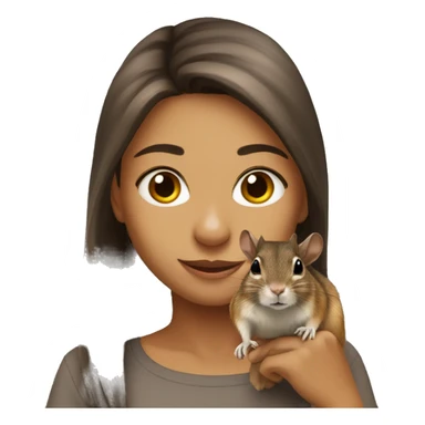 Me with squirrel degu sticker