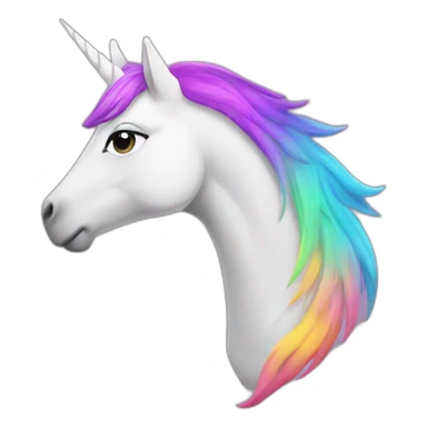 Logo Snapchat couleur licorne sticker