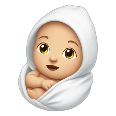 A newborn baby  sticker
