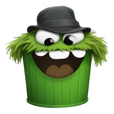 Oscar the grouch sticker