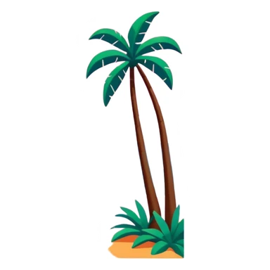 Matisse style pink SPAM Miami beach painting landscape sticker