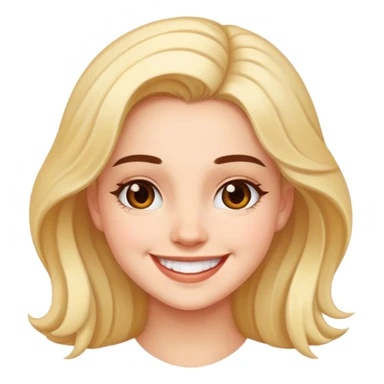 Vanessa smiling  sticker