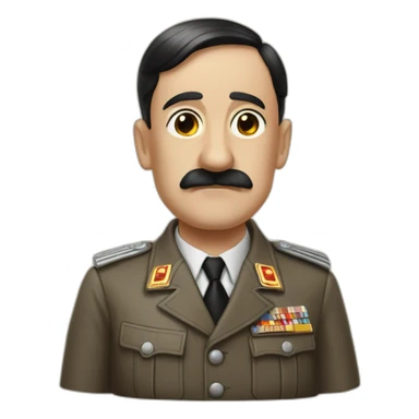 Hitler pointe du doigt le ciel sticker