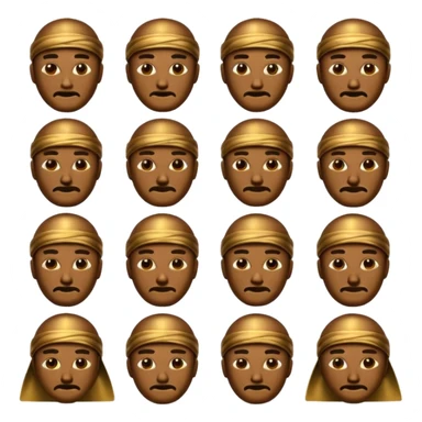 sanxingdui bronze man emoji set sticker