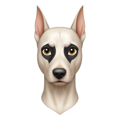 white doberman Y3 sticker