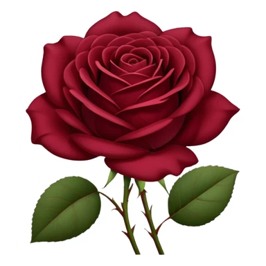 burgundy coloured roses sticker