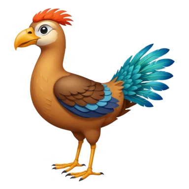 High resolution of   realistic full body bird distorted , no extra hybrid sticker