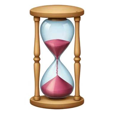 hourglass sticker