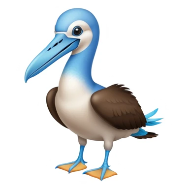 blue footed booby sticker