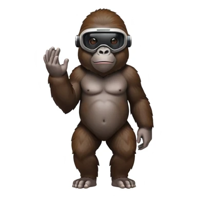 Make a gorilla tag vr gorilla  sticker