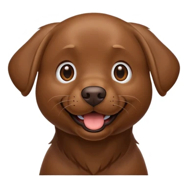 Please make a brown lab one sticker