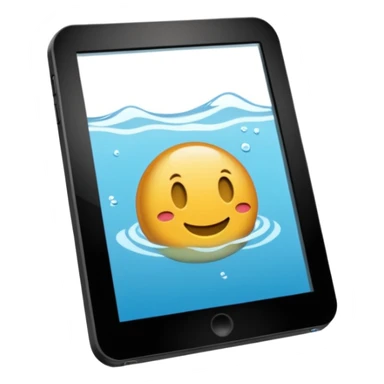 E reader caduto in acqua  sticker