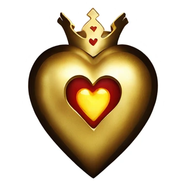 gold sacred heart magical wizarding sticker