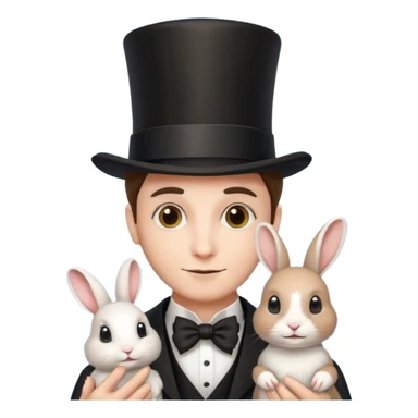 magician and pet sticker