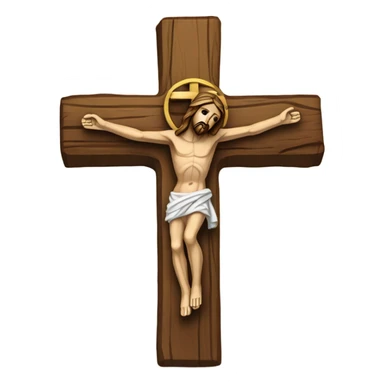 Crucifix sticker