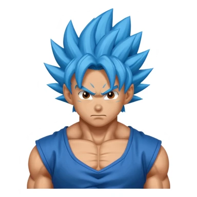Goku in Super Saiyan Blue  sticker