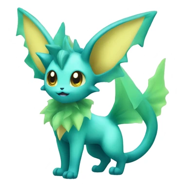 Vaporeon-Leafeon full body sticker