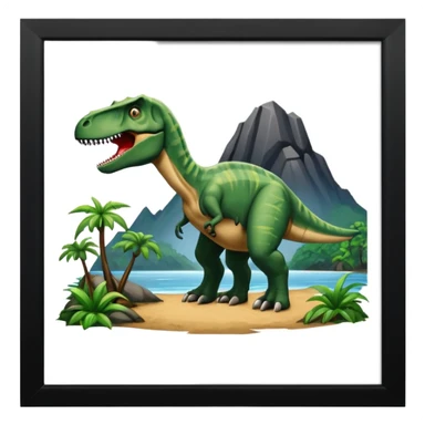 Jurassic park sticker