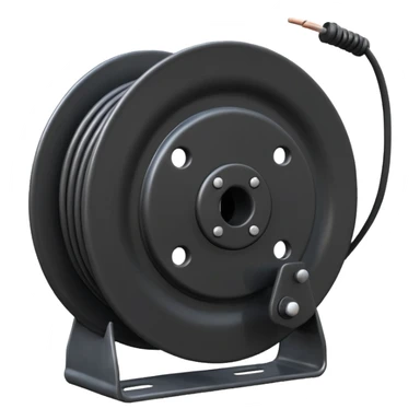 concert black Cable reels sticker