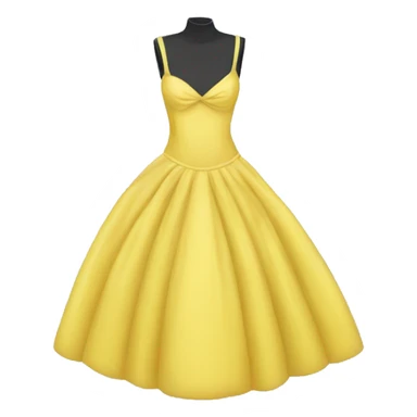 Yellow prom dress sticker