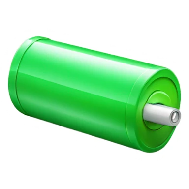 green battery with energy sticker