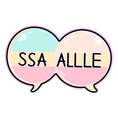kawaii hand-drawn typography saying 'Sale Now!' with pastel pink and cream gradient bubble lettering, soft white outline, cute sparkles around the text, transparent background, high-resolution, flawless quality, no imperfections sticker