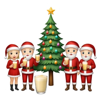 Family Xmas sticker