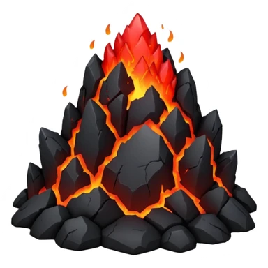 black stone lava sticker