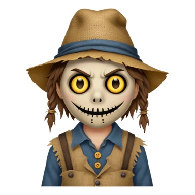 scarecrow villain sticker