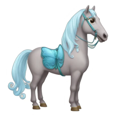 fairy godmother horse sticker