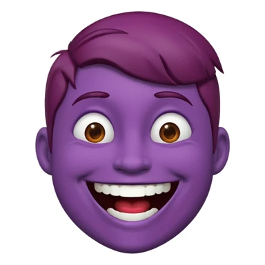 Plum laughing cool like  sticker