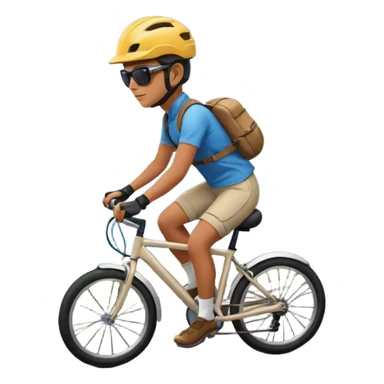 golden hour lakefront bike ride sticker