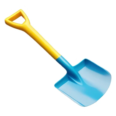 Plastic Kids shovel in Sandbox  sticker