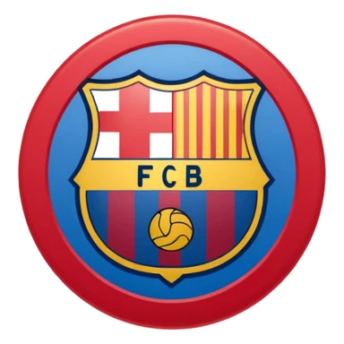 FC BARCELONA SMALL FOR EMOJI sticker