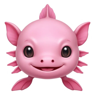 cute axolotl sticker