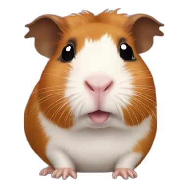 guinea pig in iphone style sticker